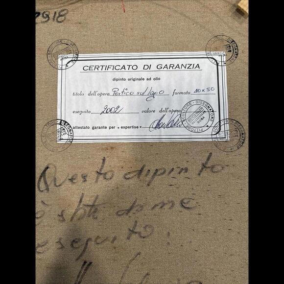 Marco Valeri Painting Fine Art 2002 Original Signed Oil Palette knife on canvas. - Picture 8 of 14